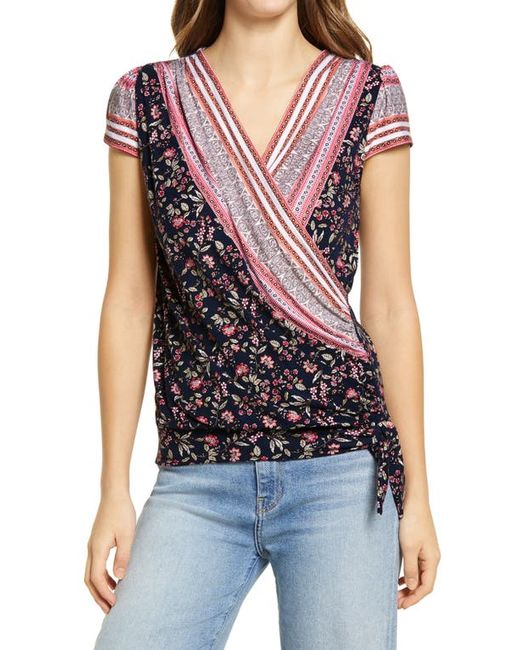 Loveappella Wrap Front Top in at