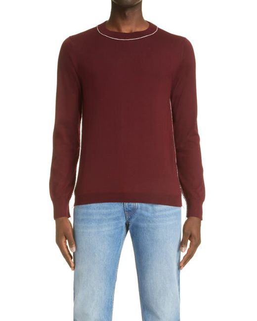 Maison Margiela Wool Cotton Crewneck Sweater in at