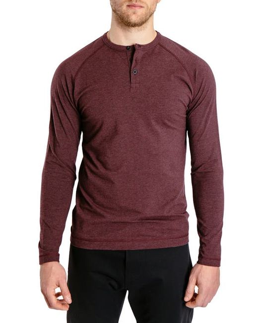 Public Rec Go-To Long Sleeve Performance Henley T-Shirt in at
