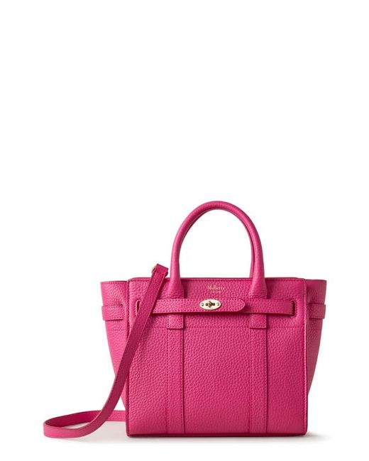 Mulberry Mini Zipped Bayswater Leather Tote in at