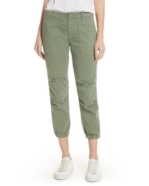 Nili Lotan Stretch Cotton Twill Crop Military Pants in at