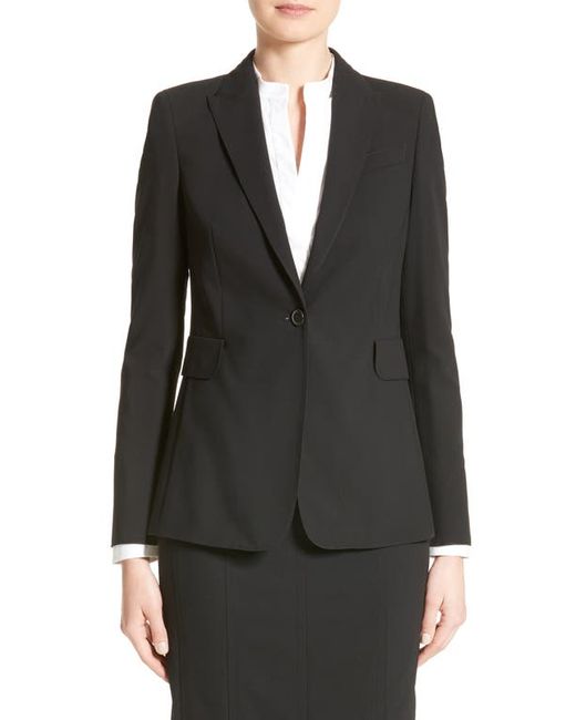 Akris Punto Long One-Button Jacket in at
