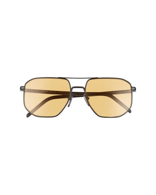 Prada 57mm Square Sunglasses in at