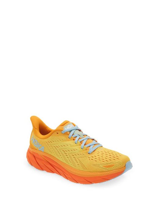 Hoka ONE Clifton 8 Running Shoe in Radiant Maize at