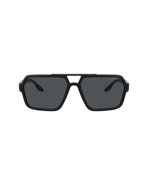 Prada Sport 59mm Rectangle Sunglasses in at
