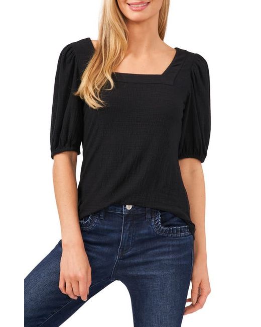 Cece Puff Sleeve Square Neck Top in at