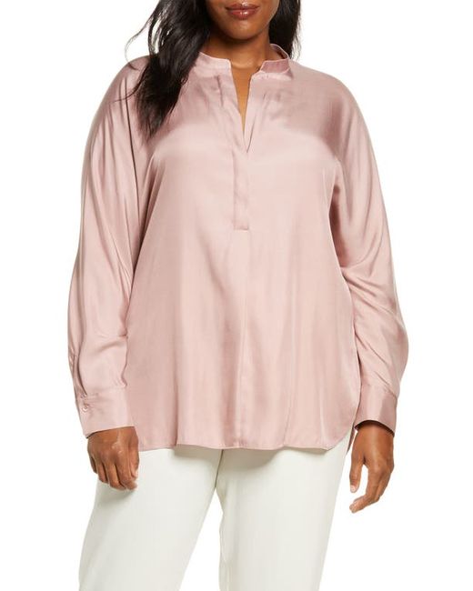 Vince Silk Blend Blouse in at
