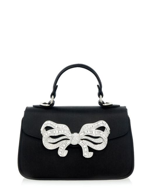Judith Leiber Satin Bow Top Handle Bag in at