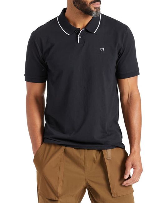 Brixton Pipe Trim Short Sleeve Polo in at