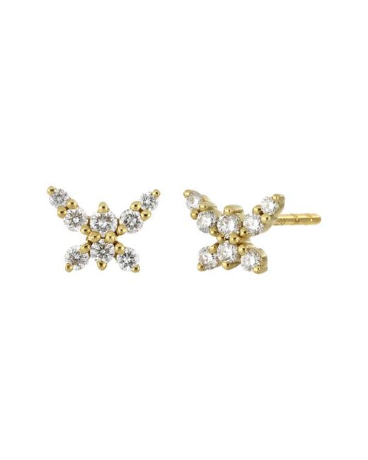 Bony Levy Diamond Butterfly Stud Earrings in at