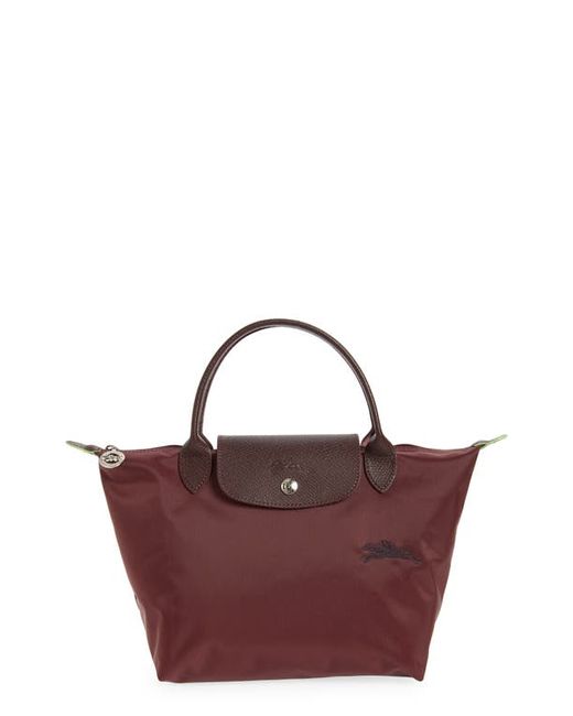 Longchamp Le Pliage Green Recycled Canvas Small Tote Bag in at