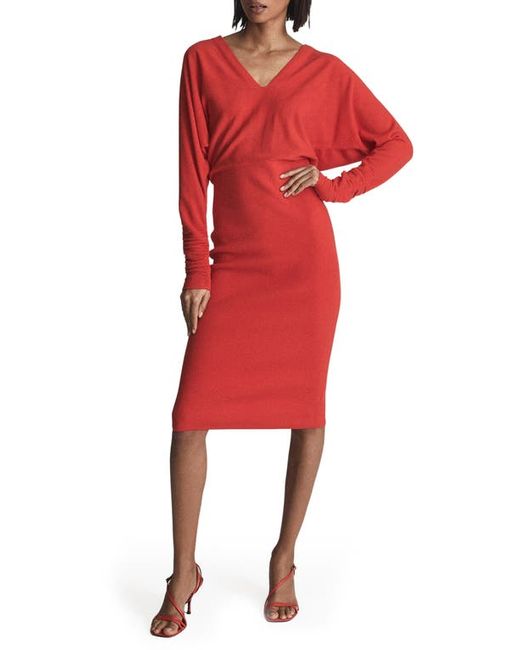 Reiss Jenna Long Sleeve Sweater Dress in at