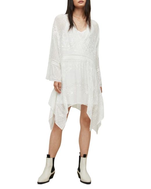 AllSaints Dawn Embroidered Dress in at