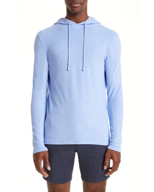 Thom Sweeney Cotton Terry Cloth Hoodie in at
