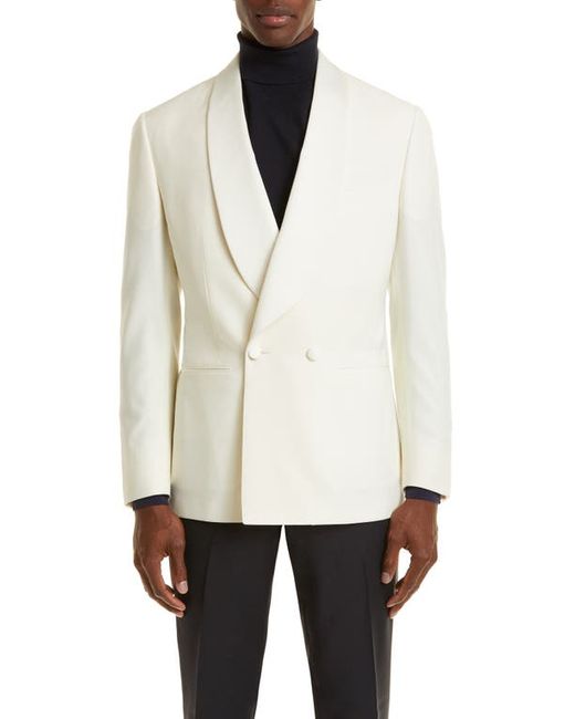 Thom Sweeney Double Breasted Shawl Collar Dinner Jacket in at