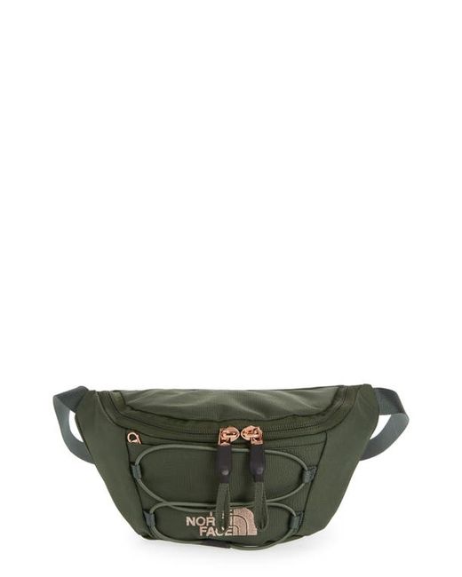 The North Face Jester Lumbar Pack Belt Bag in Thyme/Burnt Coral Metallic at