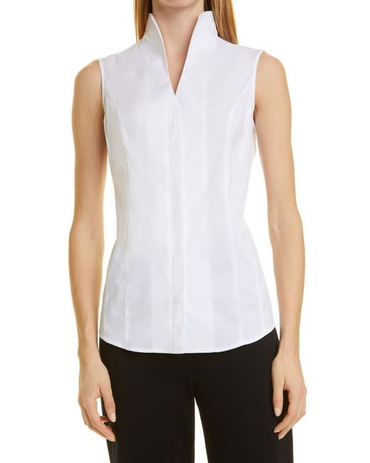 Misook Sleeveless Stand Collar Blouse in at