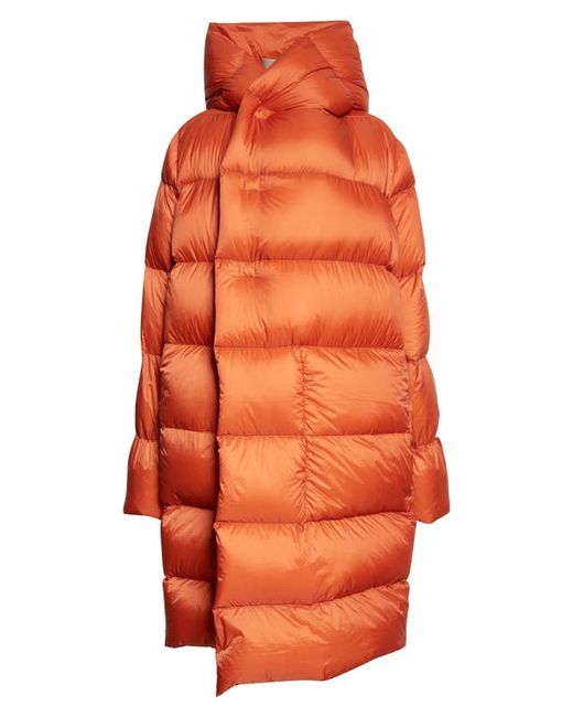 Rick Owens Hooded Down Puffer Coat in at