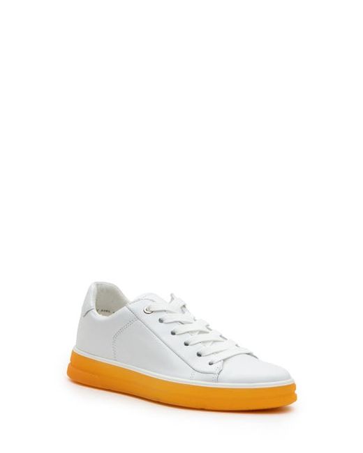 ara Forsyth Sneaker in Cervocalf W/Orange Sole at