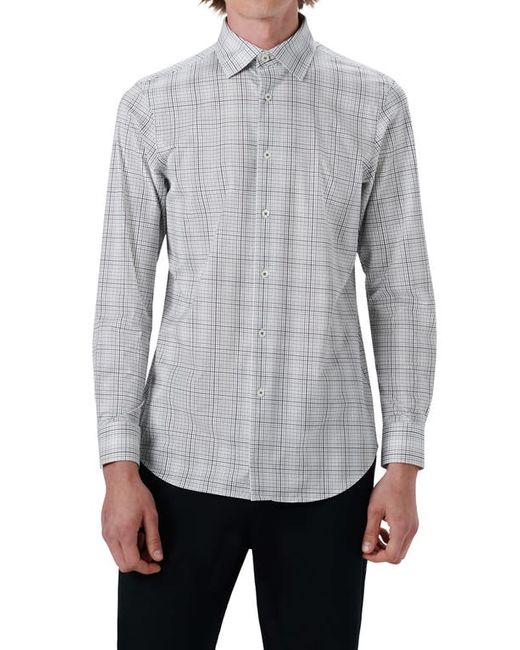 Bugatchi OoohCotton Tech Check Button-Up Shirt in at