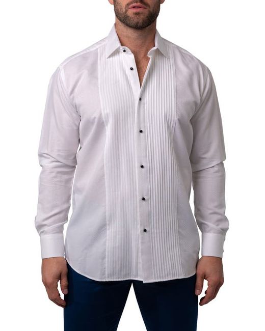 Maceoo Fibonacci Classic Dot Regular Fit Button-Up Shirt in at