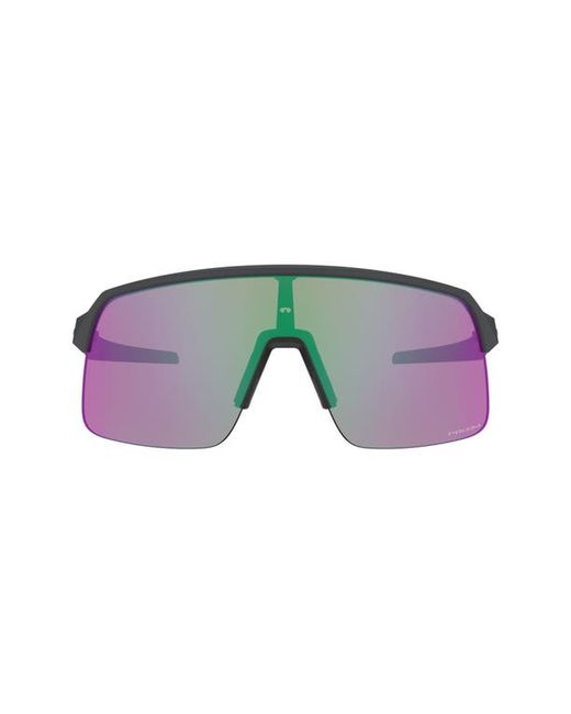 Oakley Sutro Lite 139mm Prizmtrade Polarized Semi Rimless Wrap Shield Sunglasses in Matte Carbon/Prizm Golf at