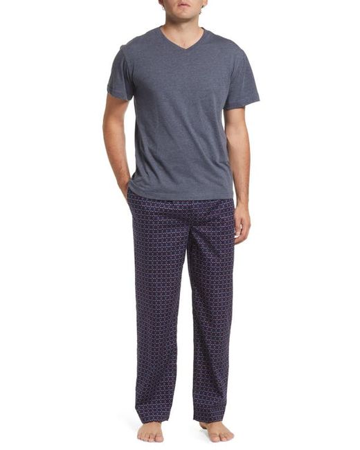 Majestic International Teed Up T-Shirt Pajama Pants Set in at