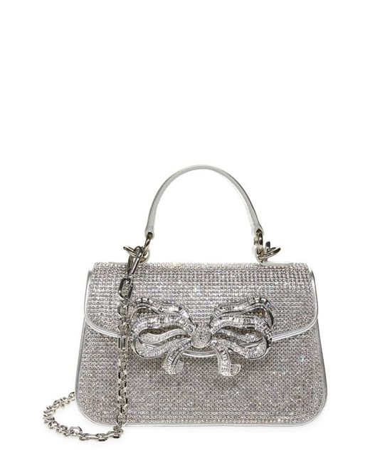 Judith Leiber Crystal Bow Top Handle Bag in at