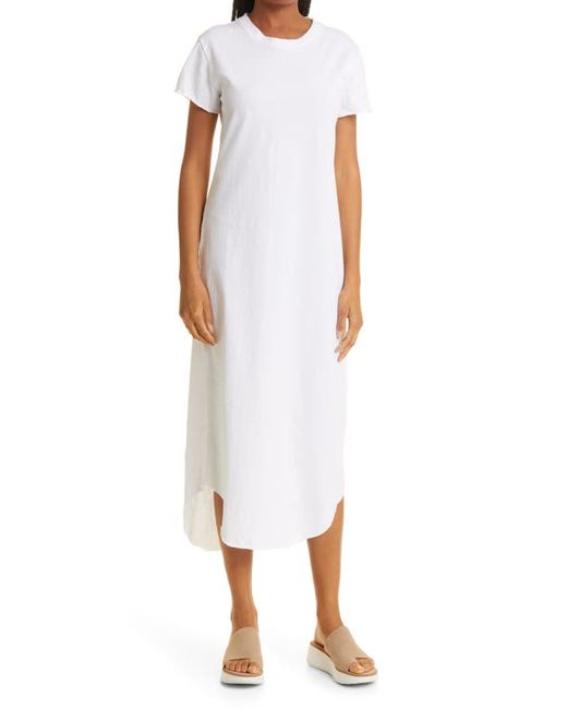Frank & Eileen Perfect Cotton High/Low T-Shirt Dress in at