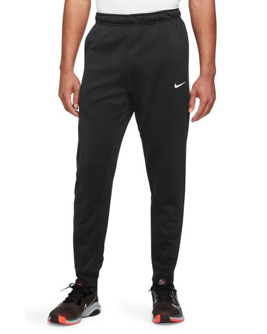 Nike Therma-FIT Tapered Training Pants in Black/Black at