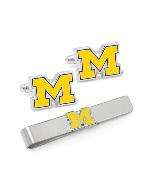 Cufflinks, Inc. Inc. NCAA Michigan Wolverines Cuff Links Tie Bar in at