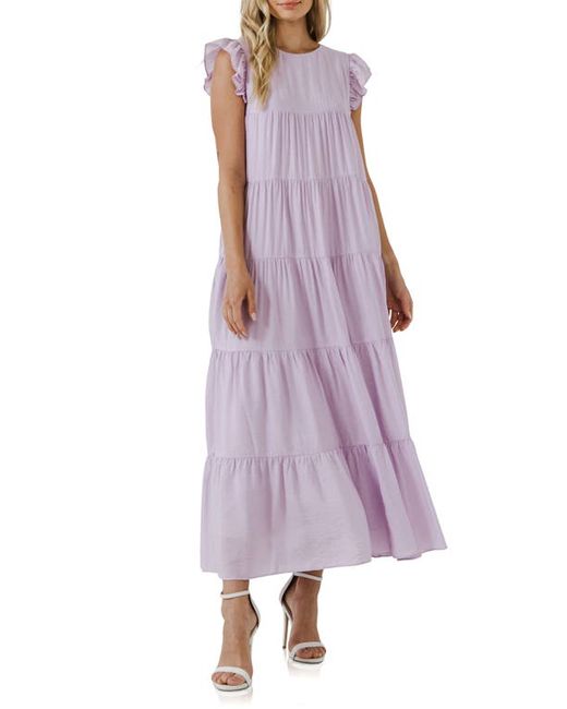 English Factory Tiered Maxi Dress in at