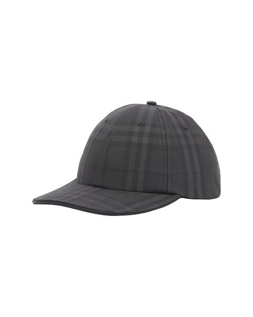 Burberry Check Baseball Cap in at