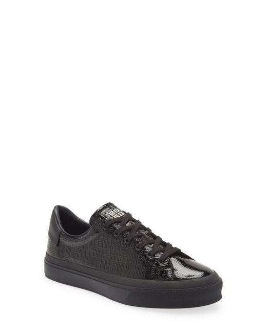 Givenchy City Sport 4G Debosssed Leather Sneaker in at