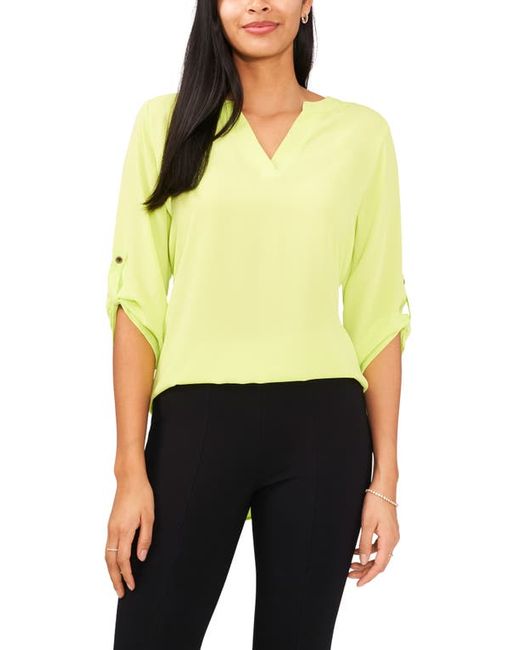 Chaus Split Neck Blouse in at