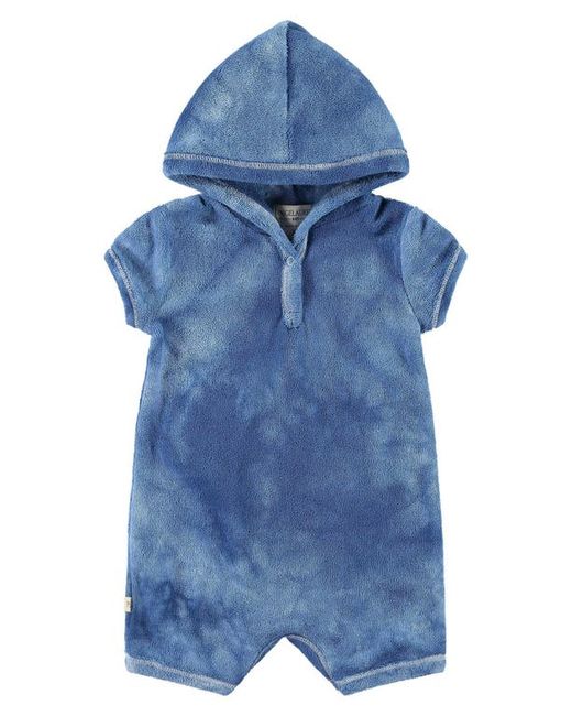 Paigelauren Tie Dye French Terry Hooded Romper in at
