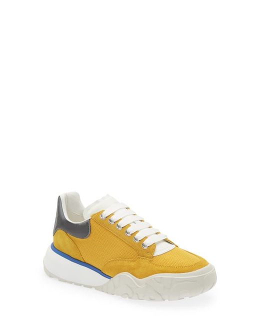 Alexander McQueen Court Trainer Sneaker in Pop Yellow at