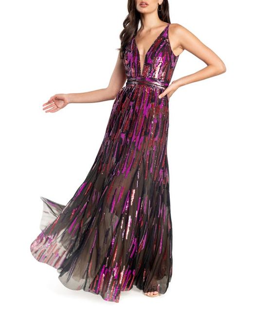 Dress the population Samira Sequin Embellished Evening Gown in at