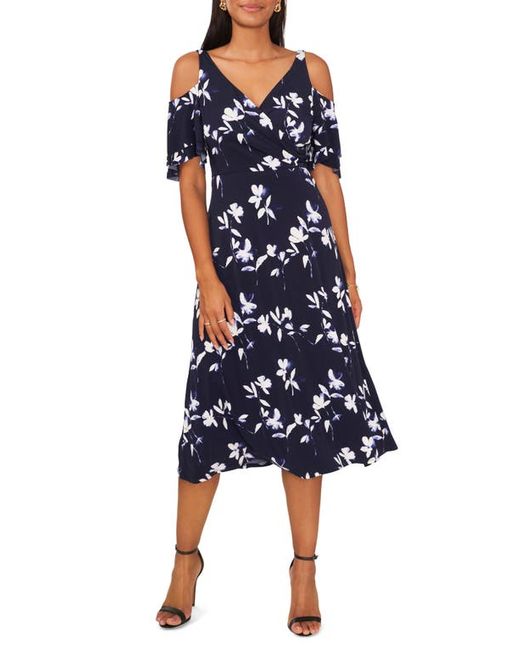Chaus Cold Shoulder Floral Midi Dress in at