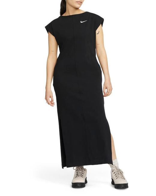 Nike Short Sleeve Jersey Maxi Dress in at