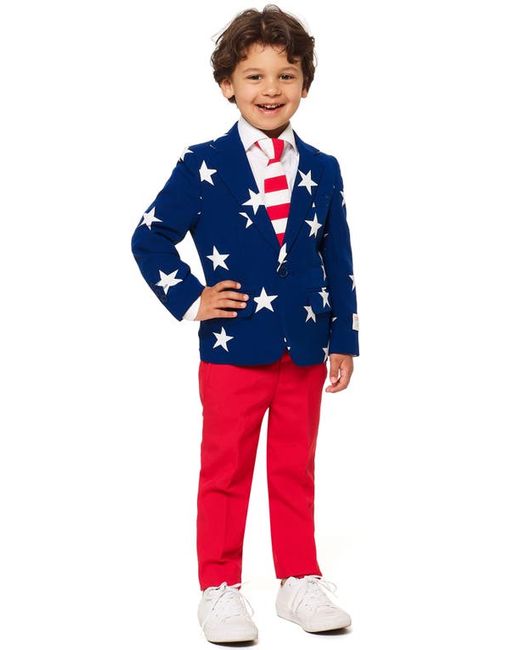 OppoSuits Stars Stripes Two-Piece Suit with Tie in at
