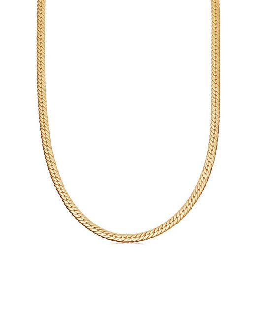 Missoma Camail Snake Chain Necklace in at