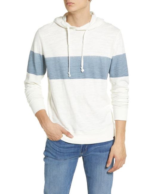 Faherty Sunray Stripe Organic Cotton Hoodie in at