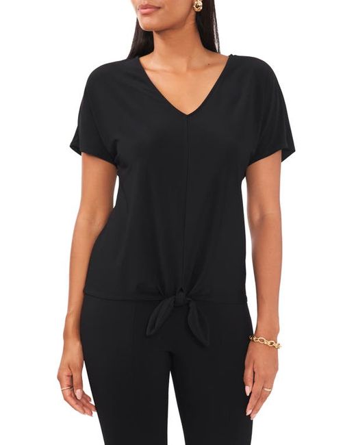 Chaus Tie Front V-Neck Top in at