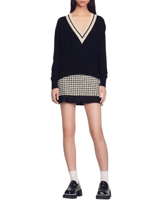 Sandro Bridget Wool Cashmere Blend Sweater in at