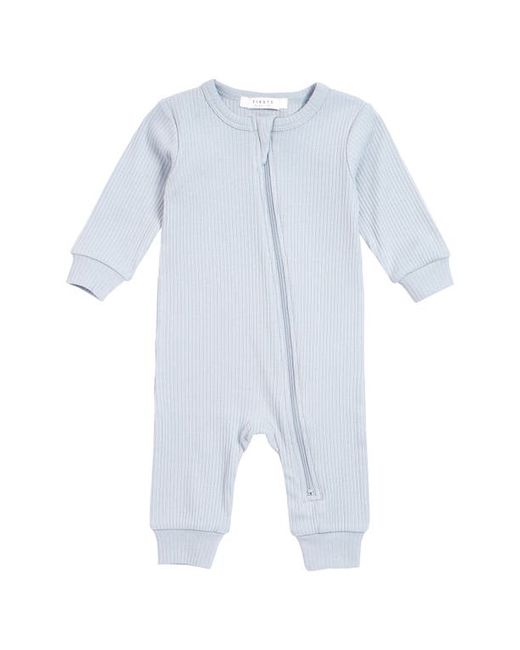 FIRSTS by petit lem Rib Fitted One-Piece Pajamas in at