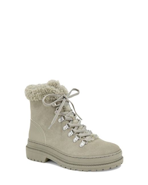 Splendid Yvonne Suede Hiking Boot with Faux Fur Trim in at