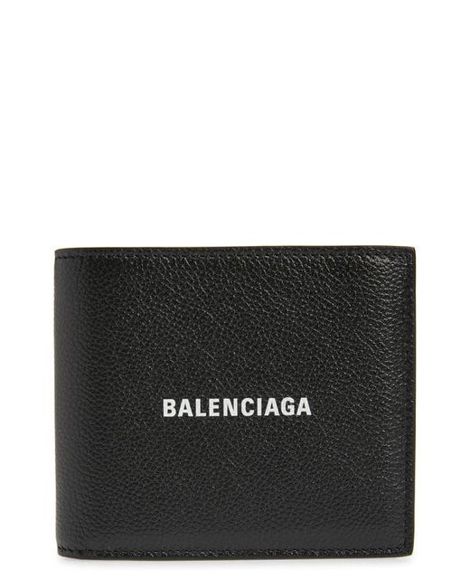 Balenciaga Square Billfold Wallet in Black at