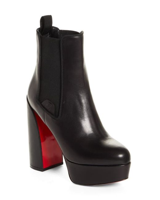 Christian Louboutin Movidastic Platform Chelsea Bootie in at