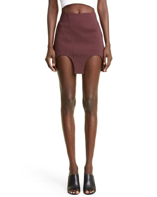 Dion Lee Double Arch Cotton Blend Miniskirt in at